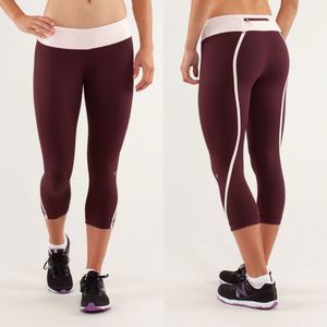 Lululemon Run: Track Time Crop 19" Sz 8